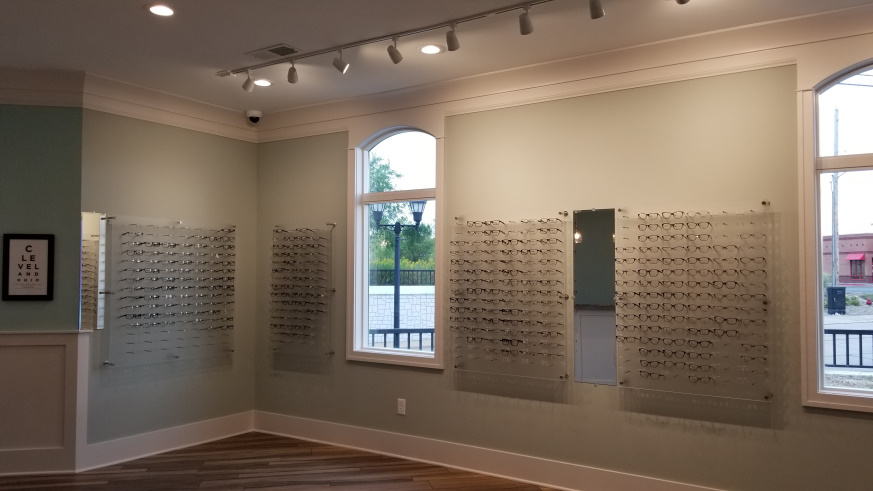 Mens Eye Glass Display Area